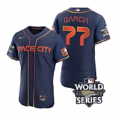 Astros 77 Luis Garcia Navy Nike 2022 World Series City Connect Flexbase Jersey,baseball caps,new era cap wholesale,wholesale hats